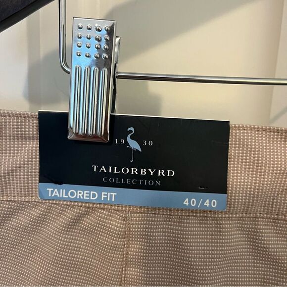 TailorByrd CONTRAST TRIM TEXTURED DOBBY
SHORTS NEW khaki Size 40 - Picture 10 of 16